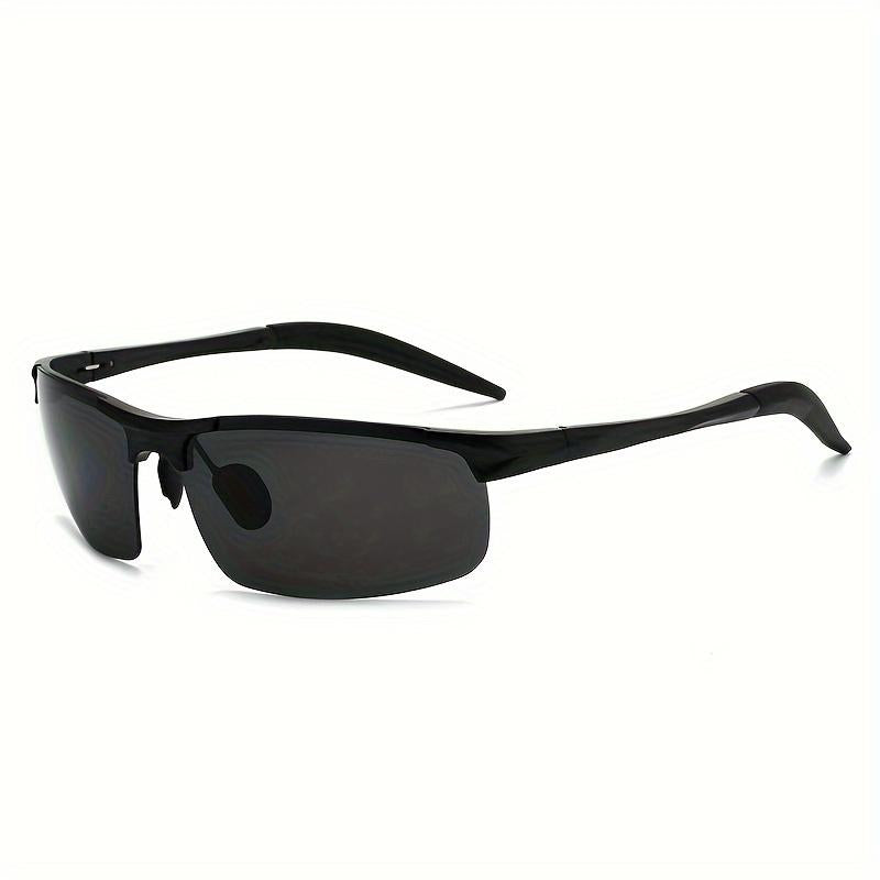 Top Sports Sunglasses Al-Mg Alloy Glasses Driving HD Polarized UV Protection Ultralight Golf Fishing Cycling UV400 Polarized Square Sunglasses Colorblock Leopard Polarized Sports Sport Glas Fishing Sunglasses Adjustable Polarized Lens Protection