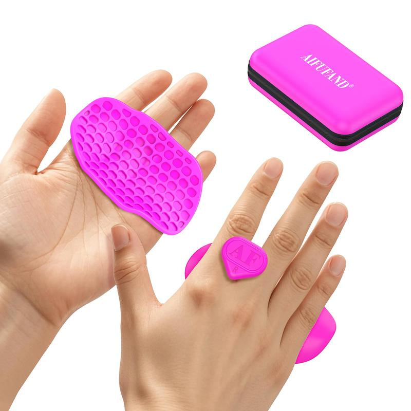 Maxgrip Workout Grip – Ergonomic Black and Pink Design for Improved Strength and Performance.