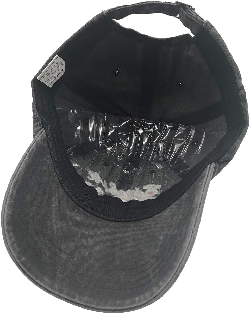 Baseball Mom 1 Vintage Jeans Baseball Cap for Men and Women