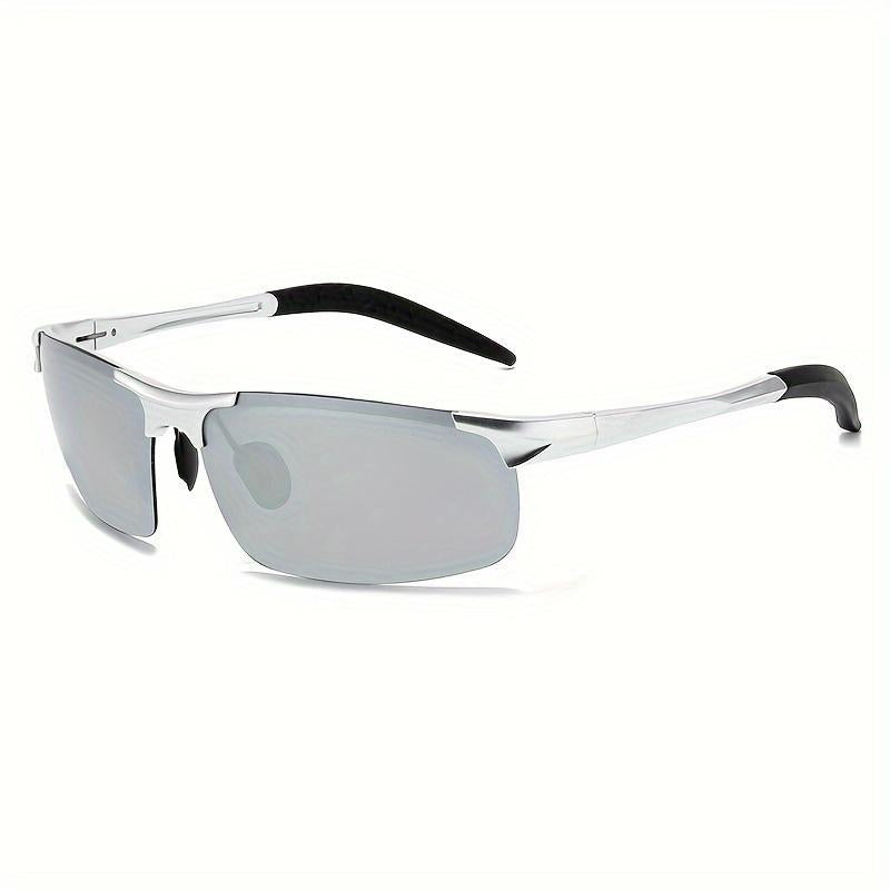 Top Sports Sunglasses Al-Mg Alloy Glasses Driving HD Polarized UV Protection Ultralight Golf Fishing Cycling UV400 Polarized Square Sunglasses Colorblock Leopard Polarized Sports Sport Glas Fishing Sunglasses Adjustable Polarized Lens Protection