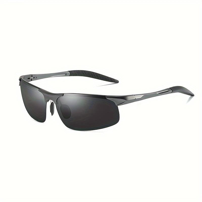 Top Sports Sunglasses Al-Mg Alloy Glasses Driving HD Polarized UV Protection Ultralight Golf Fishing Cycling UV400 Polarized Square Sunglasses Colorblock Leopard Polarized Sports Sport Glas Fishing Sunglasses Adjustable Polarized Lens Protection