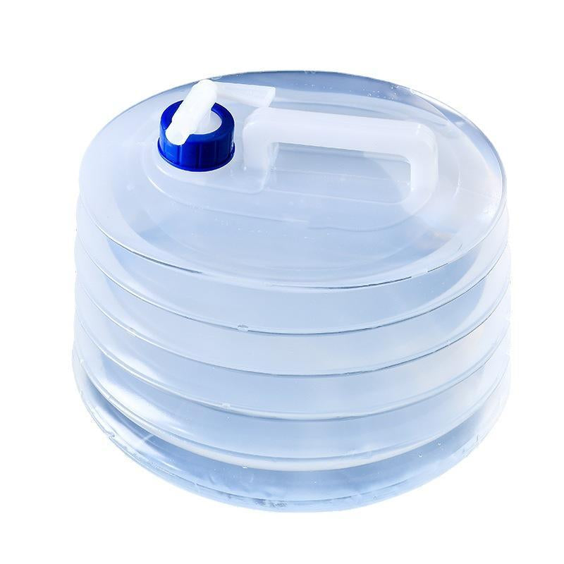 Foldable Camping Water Bucket, Large Capacity Portable Outdoor Storage with Tap