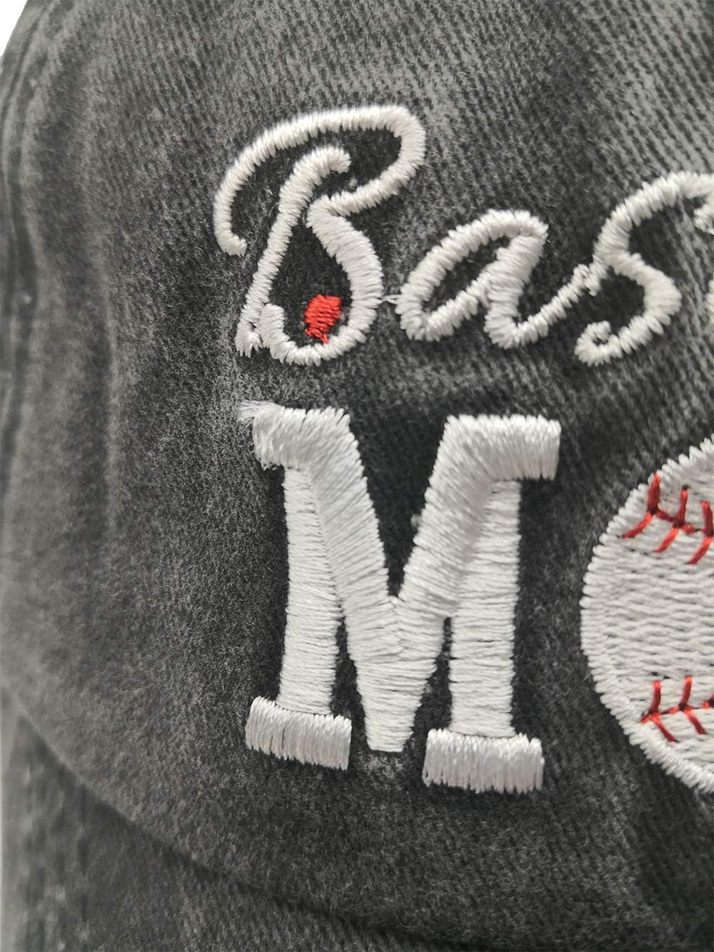 Baseball Mom 1 Vintage Jeans Baseball Cap for Men and Women