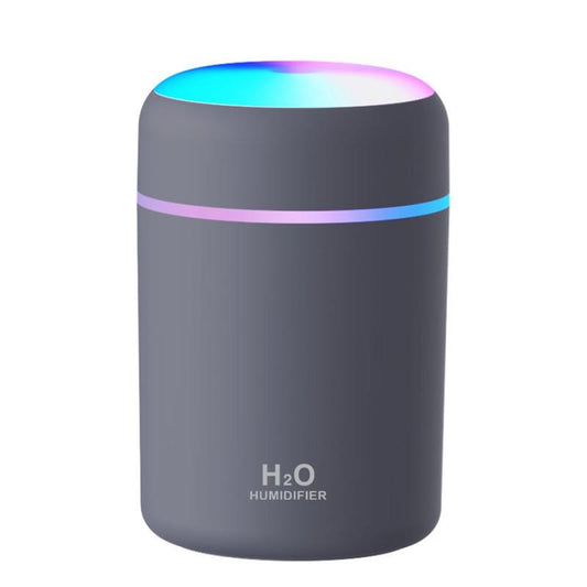 DOVVEE Cube Car Humidifier Rainbow Mist Portable USB Mini Humidifier 2 Modes, Mood Magic for /Bedrooms/Desks/Stinky Room