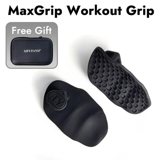 Maxgrip Workout Grip – Ergonomic Black and Pink Design for Improved Strength and Performance.