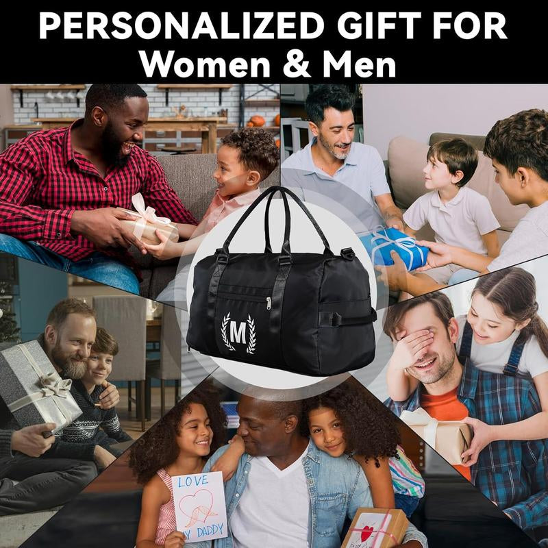 Personalized Women'S Gym & Travel Bag: Water-Resistant with Shoe Compartment, Wet/Dry Pockets & Yoga Mat Strap - Airline-Approved for Yoga, Fitness & 3-Day Trips Hand Carry Crossbody Gym Bag