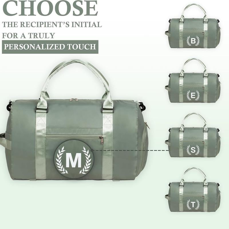 Personalized Women'S Gym & Travel Bag: Water-Resistant with Shoe Compartment, Wet/Dry Pockets & Yoga Mat Strap - Airline-Approved for Yoga, Fitness & 3-Day Trips Hand Carry Crossbody Gym Bag