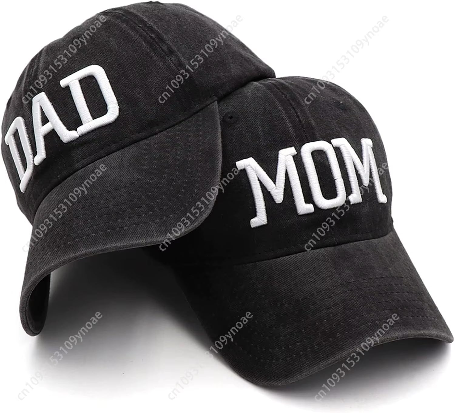 Mom and Dad Hats Fathers Day Mom Dad Gifts Hat Embroidered Adjustable Baseball Caps Gift for Couples Parents Men Woman Outdoor C