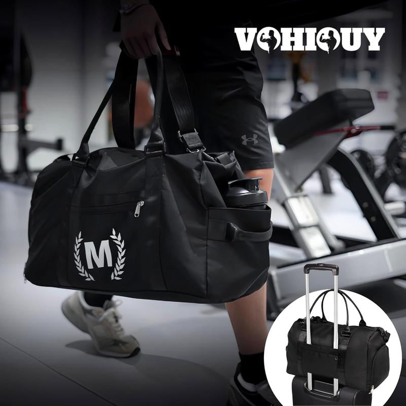 Personalized Women'S Gym & Travel Bag: Water-Resistant with Shoe Compartment, Wet/Dry Pockets & Yoga Mat Strap - Airline-Approved for Yoga, Fitness & 3-Day Trips Hand Carry Crossbody Gym Bag