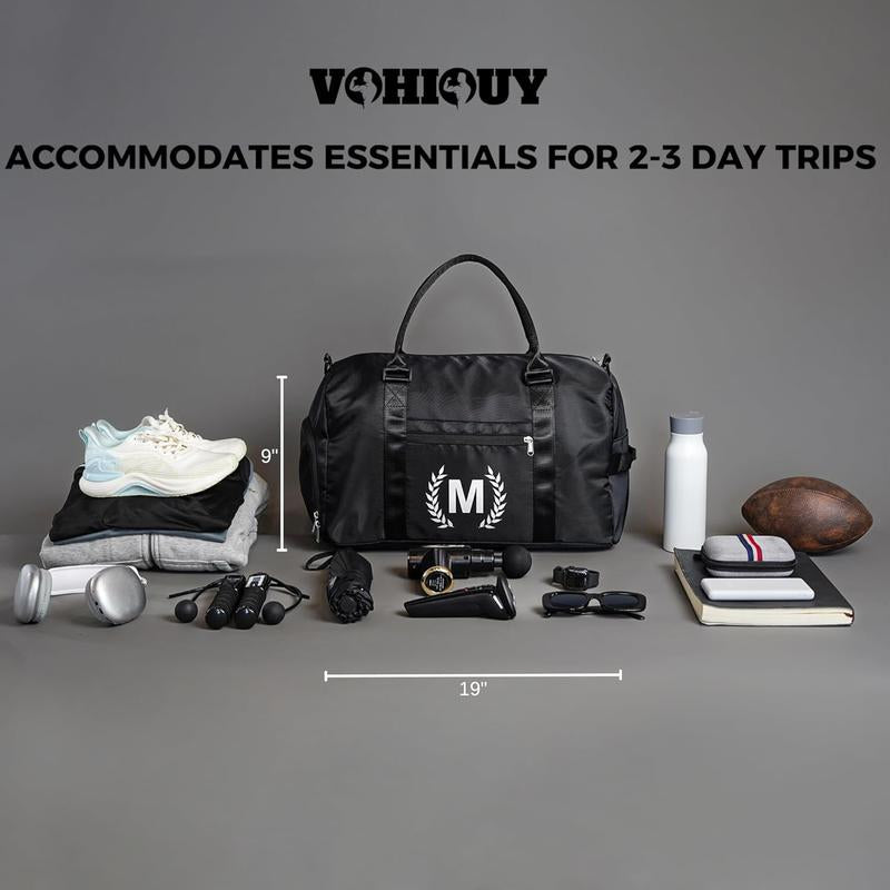Personalized Women'S Gym & Travel Bag: Water-Resistant with Shoe Compartment, Wet/Dry Pockets & Yoga Mat Strap - Airline-Approved for Yoga, Fitness & 3-Day Trips Hand Carry Crossbody Gym Bag